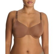 womens Liquid Full Fit Contour Underwire Bra, 36B, Brown